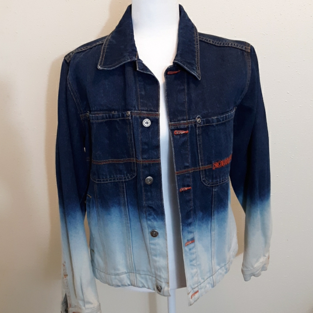 VTG Route 66 Denim Ombre Jacket